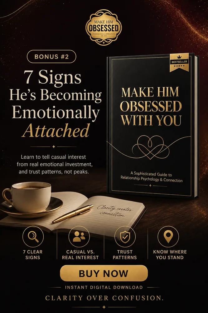 Bonus 2: 7 Signs He's Becoming Emotionally Attached