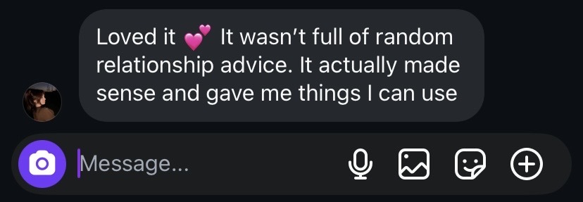 Sophia, 27 — reader message