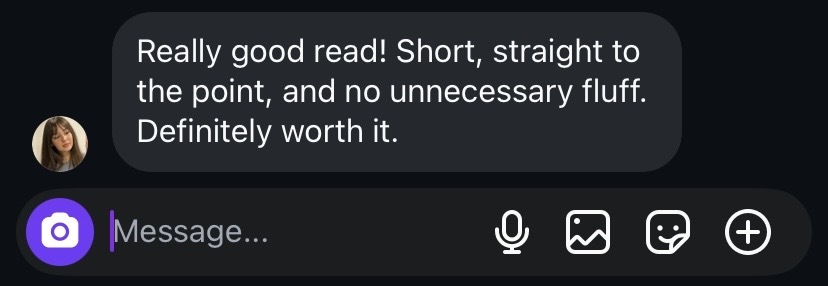 Hannah, 18 — reader message